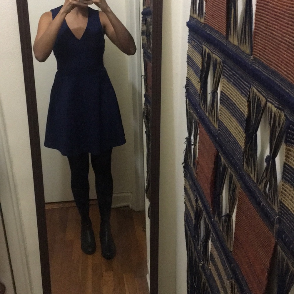 BCBGeneration Navy blue A line Dress
